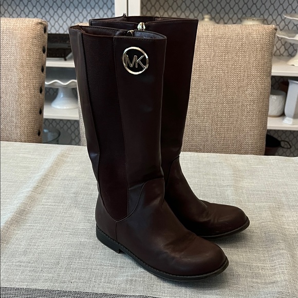 Michael Kors Dark Brown Riding Boots - Picture 1 of 2